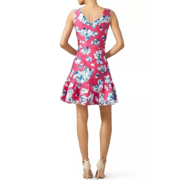 Diane Von Furstenberg Topanga Floral Satin Dress - Picture 3 of 16